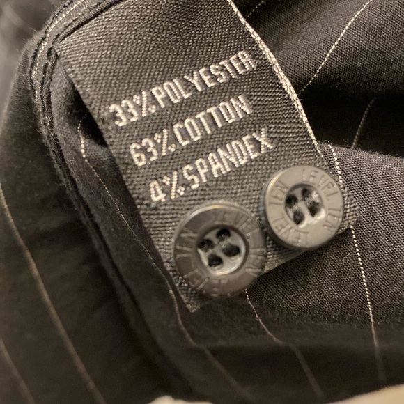 Level Ten Black Men’s Button-Down Striped Dress Shirt - Picture 14 of 15